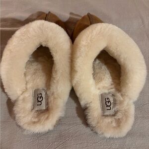 Ugg Scuffette Slipper size 8 Chestnut Suede